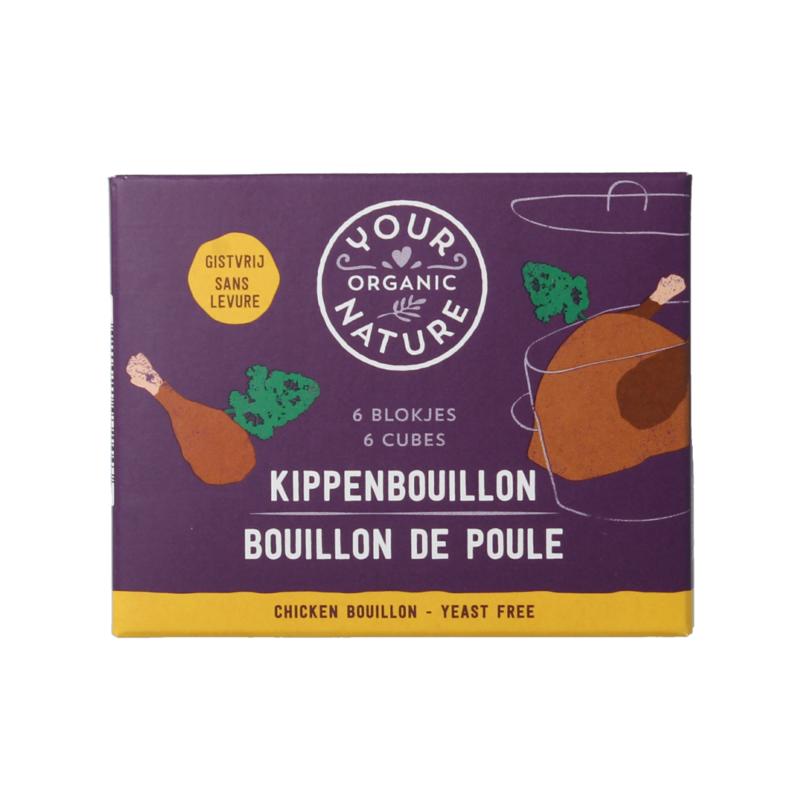 Your Organic Nat Kippenbouillonblokjes Helder Zonder Gist Bio