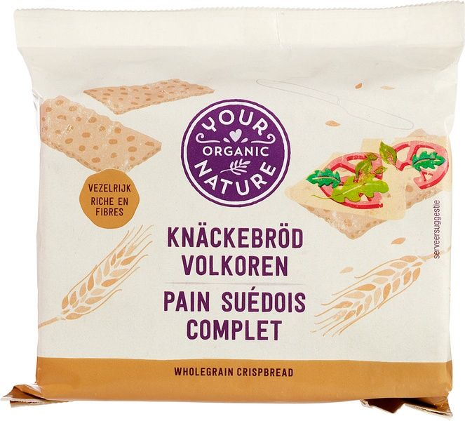 Your Organic Nat Knackebrod Volkoren Bio