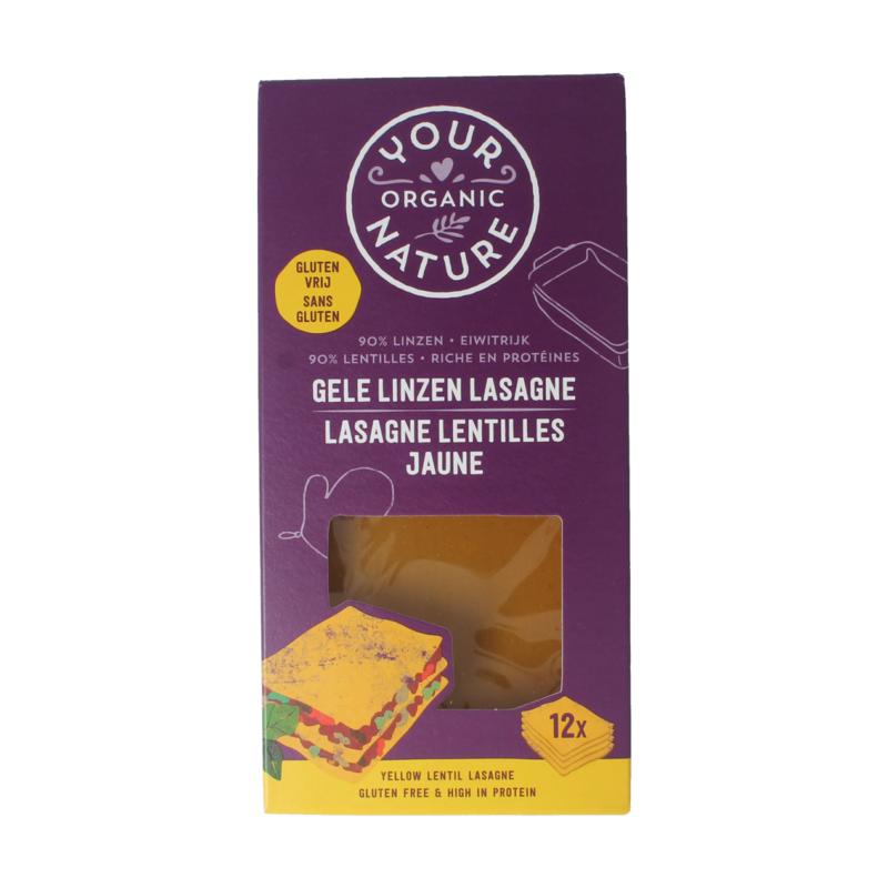 Your Organic Nat Lasagne Van Gele Linzen Bio