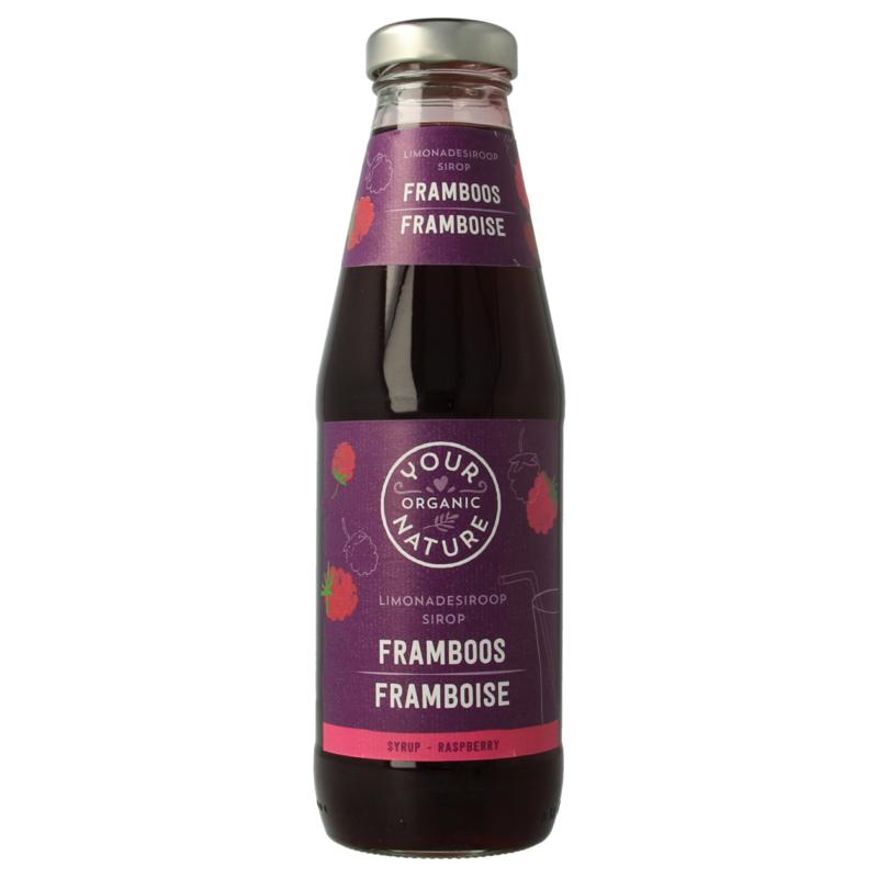 Your Organic Nat Limonadesiroop Framboos Bio