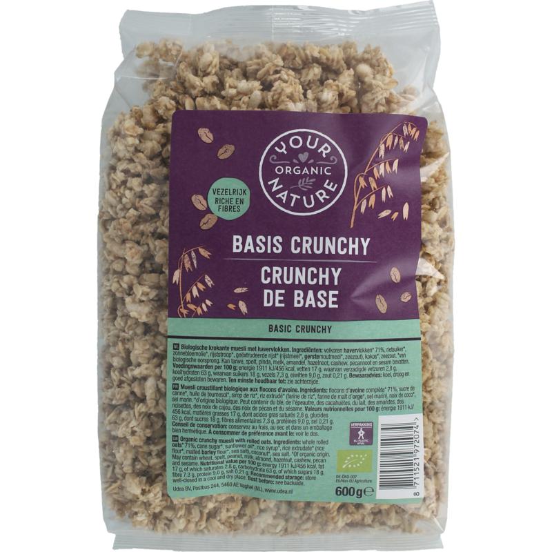 Your Organic Nat Muesli Crunchy Basis Bio