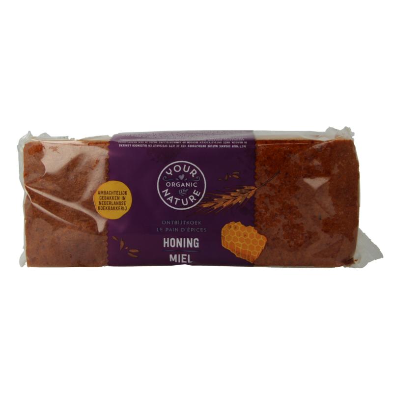 Your Organic Nat Ontbijtkoek Honing - Rogge Bio