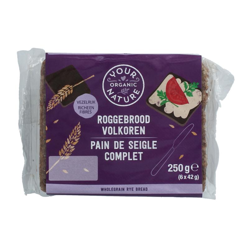 Your Organic Nat Roggebrood Volkoren Bio