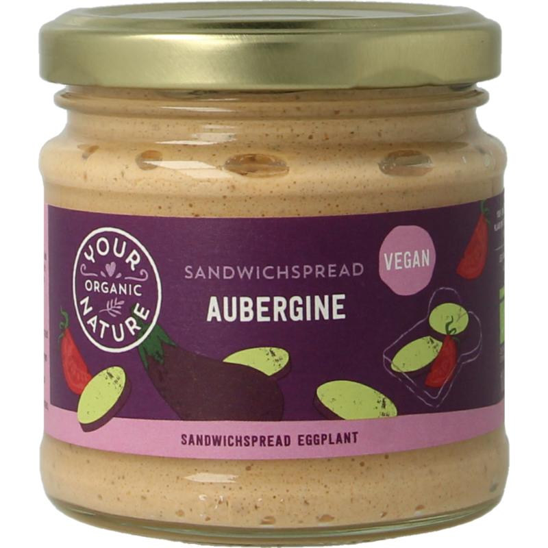 Your Organic Nat Sandwichspread Aubergine Bio