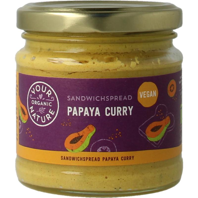 Your Organic Nat Sandwichspread Papaya-Curry Bio