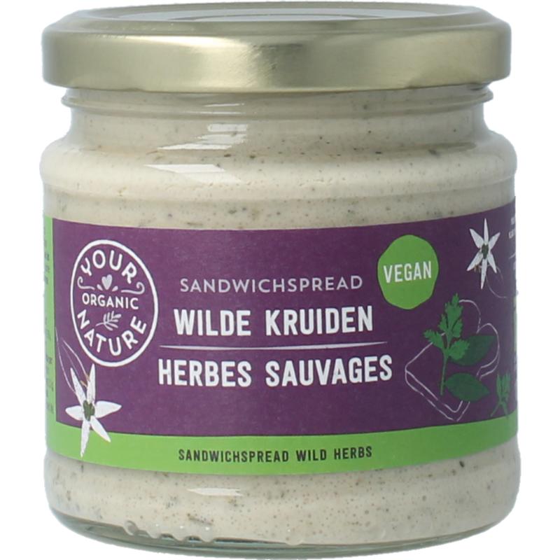 Your Organic Nat Sandwichspread Wilde Kruiden Bio