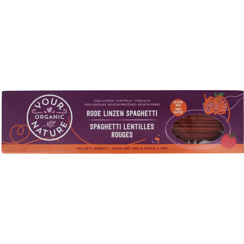 Your Organic Nat Spaghetti Rode Linzen Bio