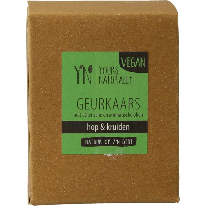 Yours Naturally Votive Geurkaars Hop & Kruiden 9Cl