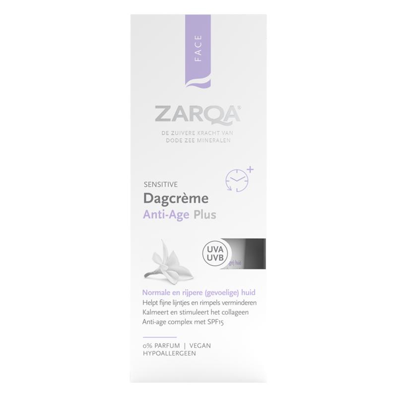 Zarqa Dagcreme Anti Age Plus Sensitive Spf15