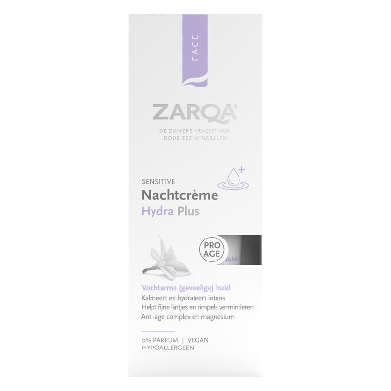 Zarqa Nachtcreme Hydra Plus Sensitive