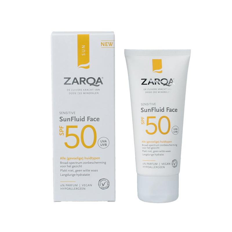 Zarqa Sunfluid Spf50 Sensitive