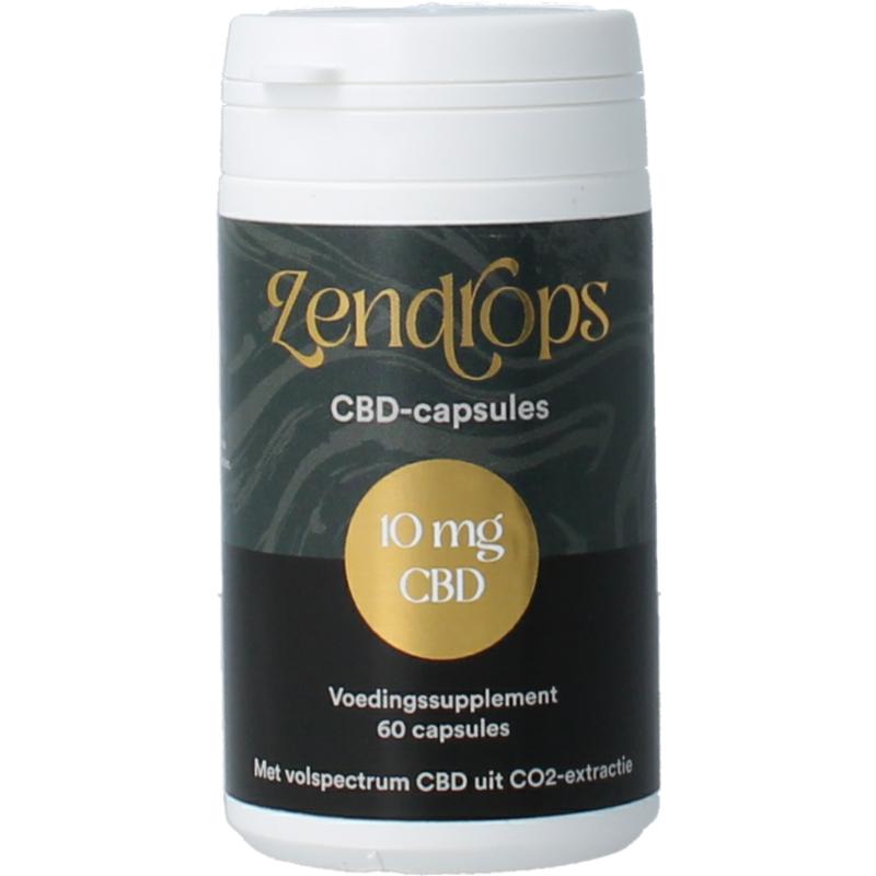 Zendrops Cbd Capsules 10Mg - Natuurlijke Hennepolie
