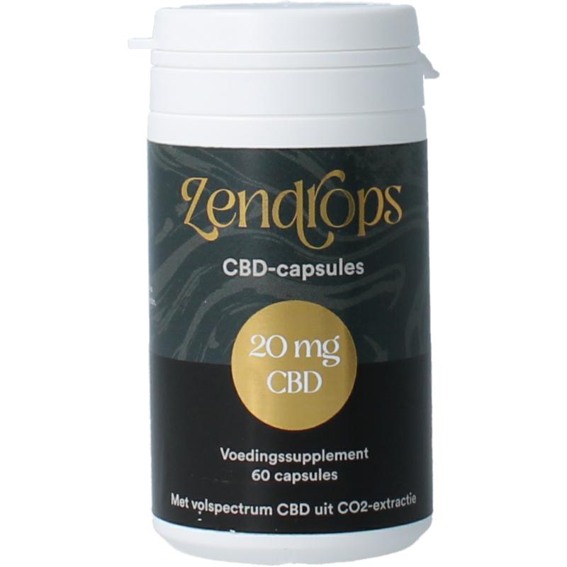Zendrops Cbd Capsules 20Mg Hennepzaadolie