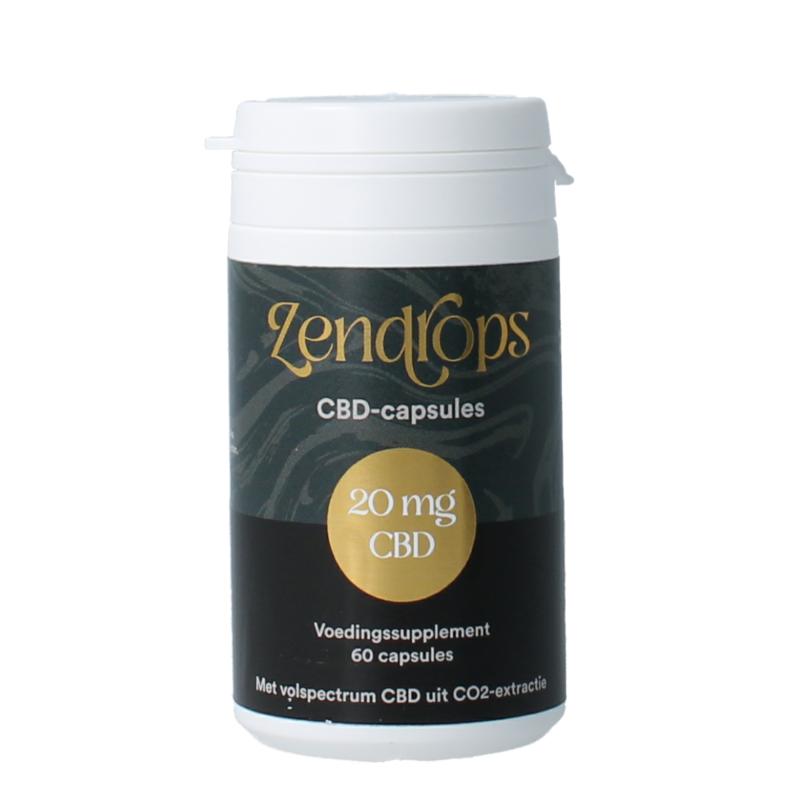 Zendrops Cbd Capsules 20Mg Hennepzaadolie