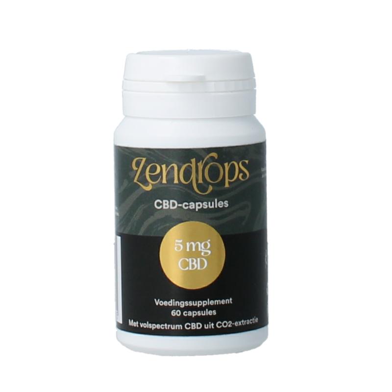 Zendrops Cbd Capsules 5Mg Hennepzaadolie
