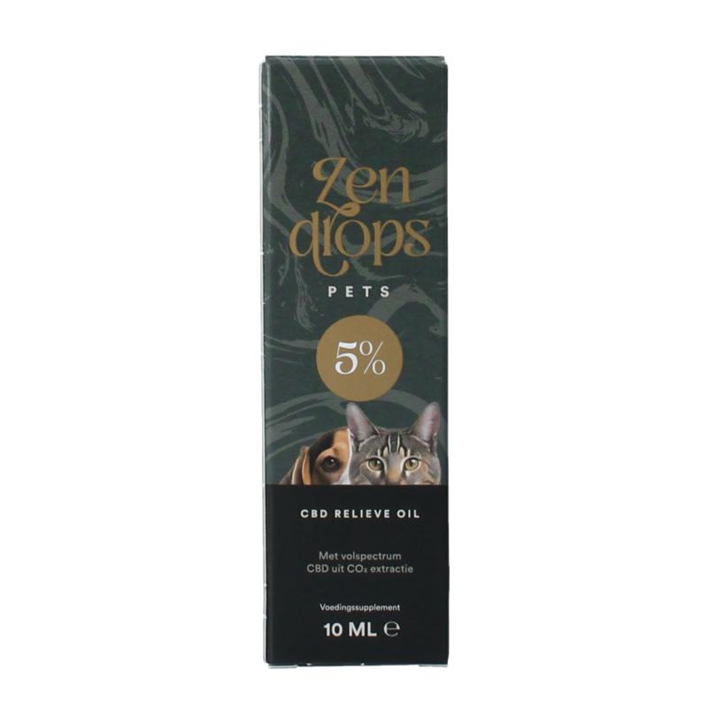 Zendrops Cbd Olie Huisdieren 5%