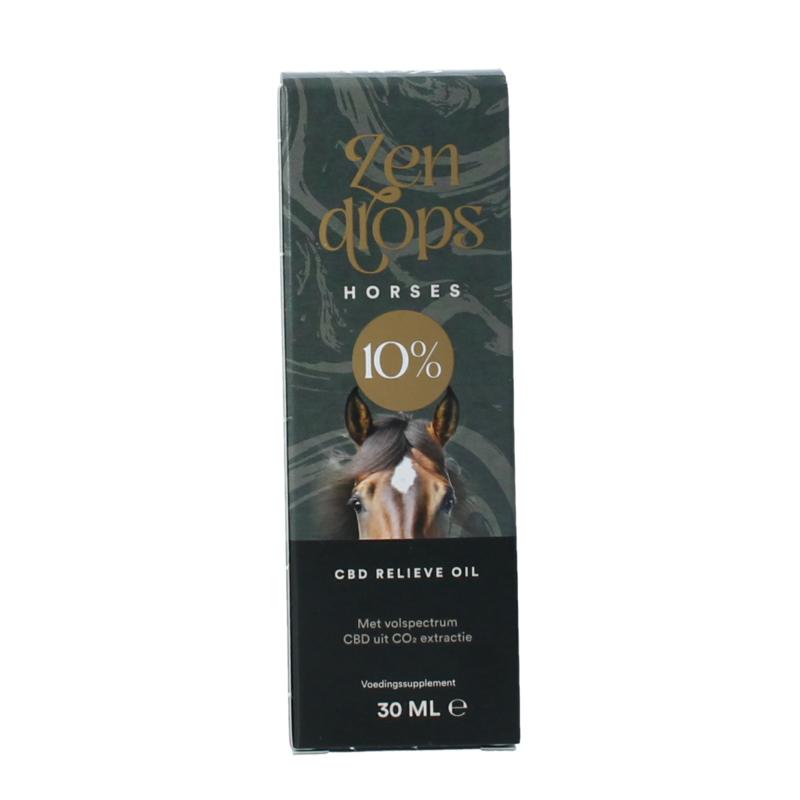 Zendrops Cbd Olie Paarden 10% Hennepzaadolie