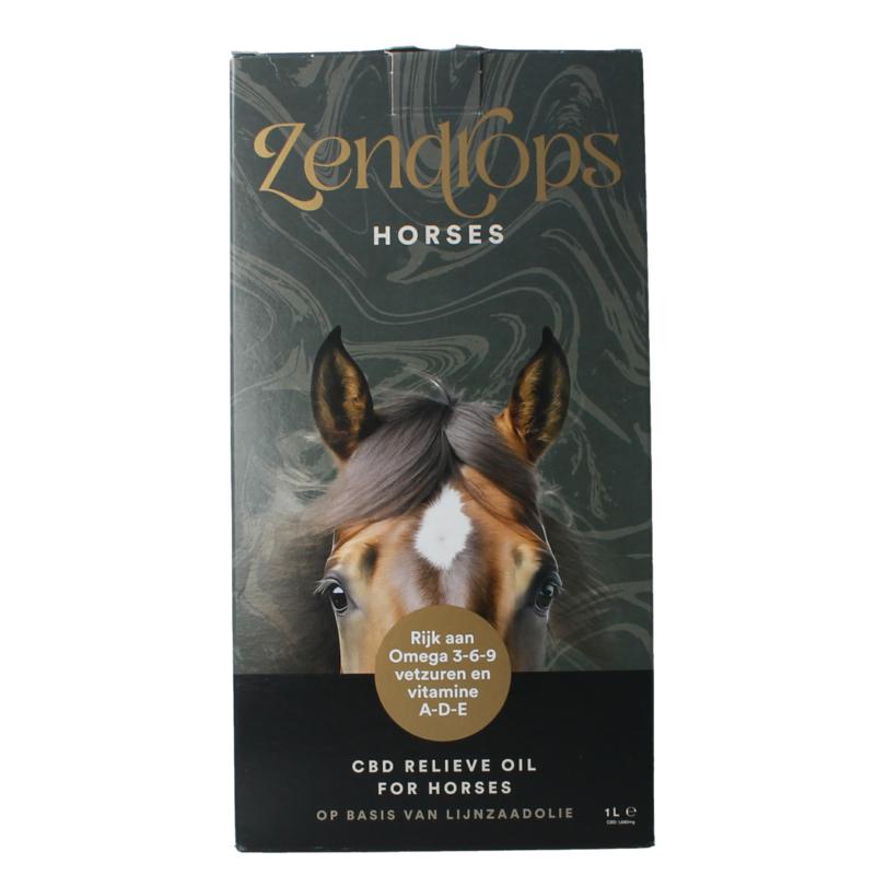 Zendrops Cbd Olie Paarden Lijnzaadolie