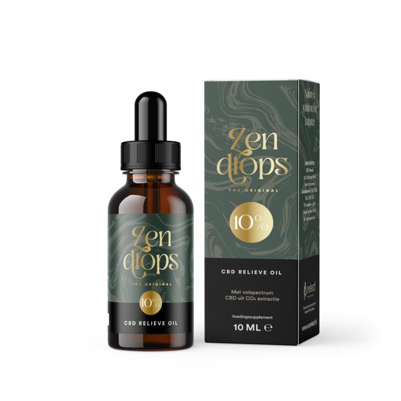 Zendrops Cbd Relieve Oil Original 10%