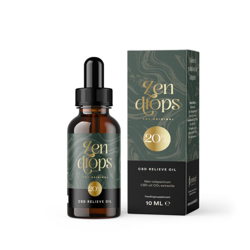 Zendrops Cbd Relieve Oil Original 20%