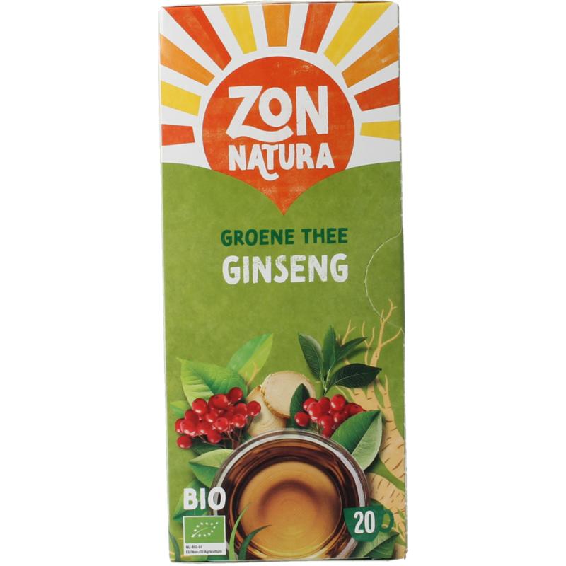 Zonnatura Green Tea Ginseng Bio