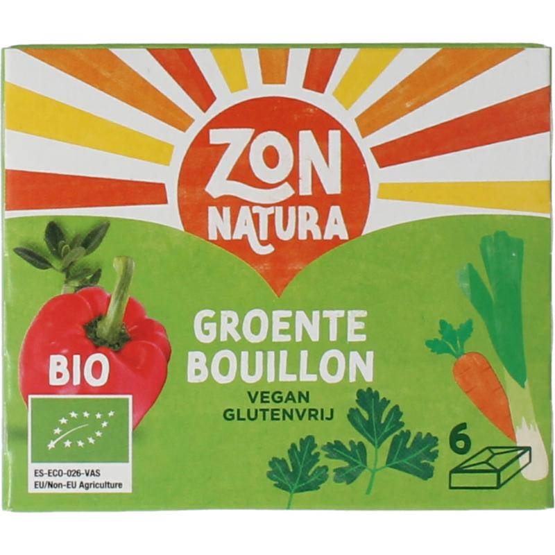 Zonnatura Groentebouillon Tablet 11 Gram Bio