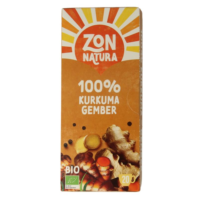 Zonnatura Kurkuma Gember 100% Thee Bio