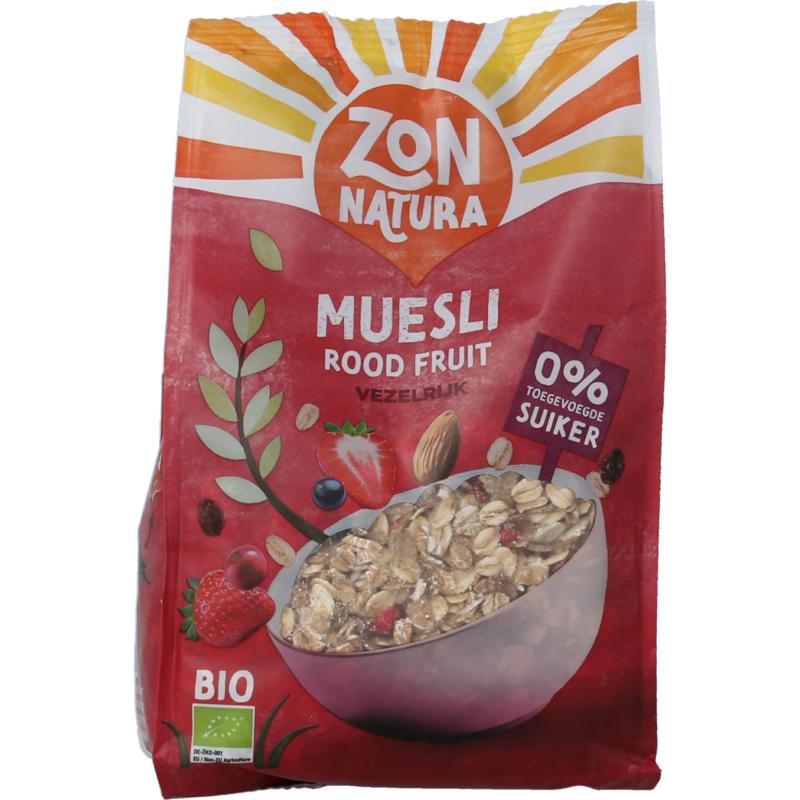 Zonnatura Muesli Rood Fruit Bio