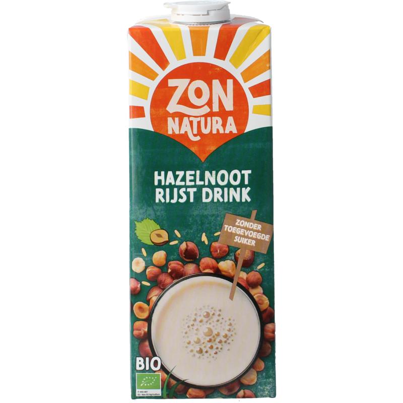 Zonnatura Rijst Hazelnoot Drink Bio