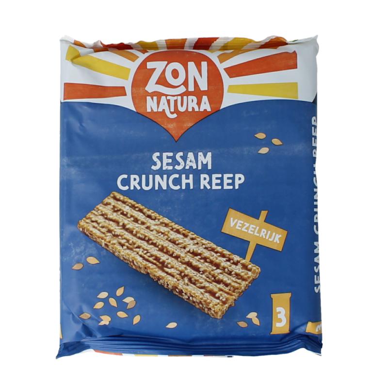 Zonnatura Sesam Crunch Reep 50 Gram
