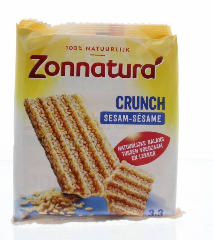 Zonnatura Sesam Crunch Reep 50 Gram
