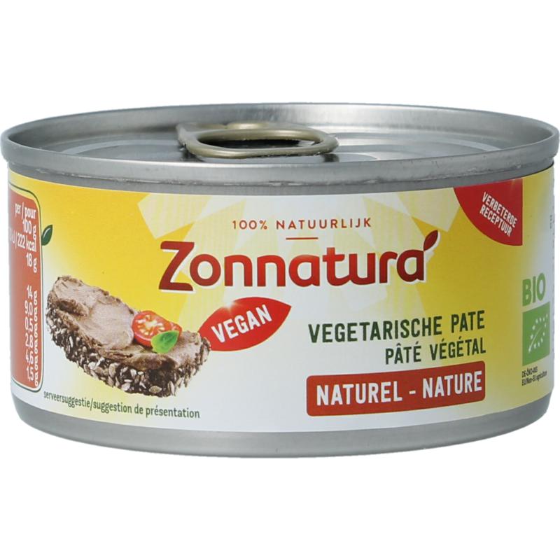 Zonnatura Vegetarische Pate Naturel Bio