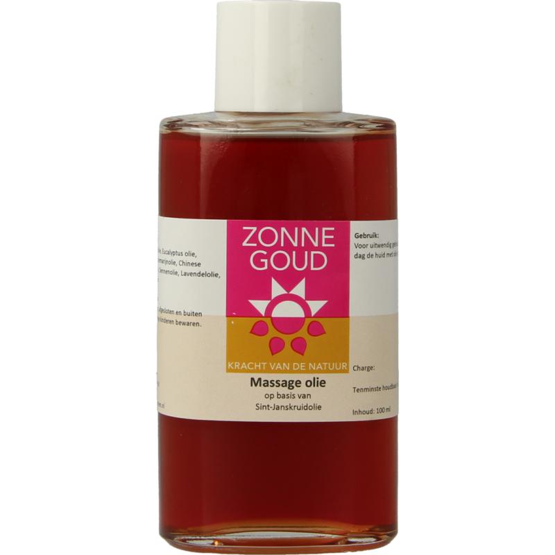 Zonnegoud Massageolie