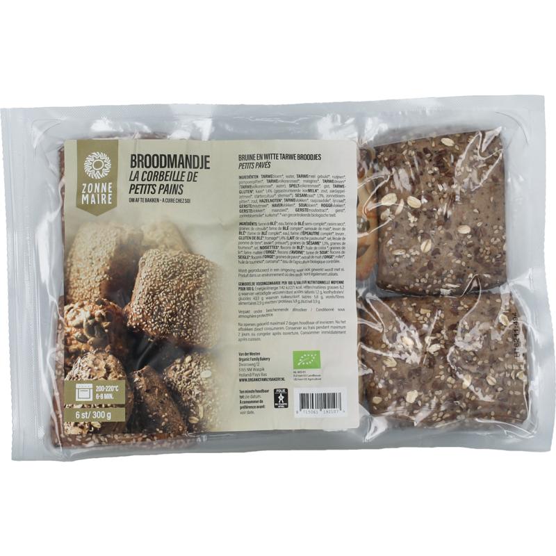Zonnemaire Broodmandje Afbakbroodjes Zav Bio