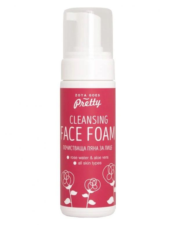 Zoya Goes Pretty Cleansing Face Foam Rose & Aloe Vera